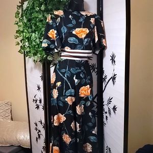 Two piece Culottes & Crop Top